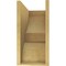 Ekena Millwork 9"W x 18"D x 18"H Classic Ridgewood Rough Cedar Woodgrain TimberThane Corbel, Primed Tan CORUR09X18X18RIDRCPR - alternate 4